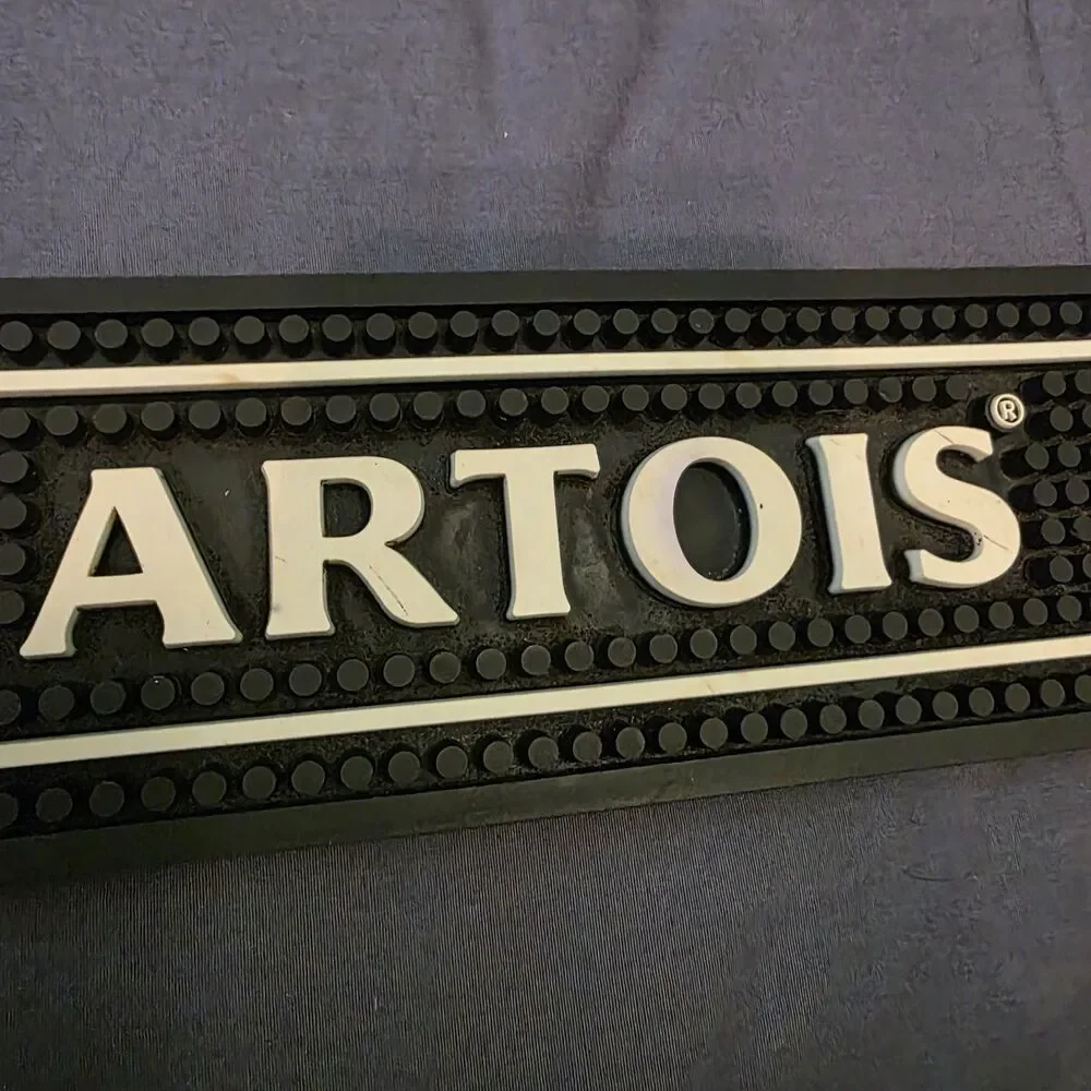 Stella Artois Belgium Bar Spill Rail Mat 24